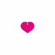 Placa identificativa Imarc Heart Rosa