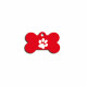 Placa identificativa Imarc Bone Rojo