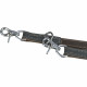 Adjustable dog leash Trixie Rustic Grey 2 m XS/S