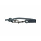 Ramal ajustable para perro Trixie Soft Rope Negro Gris S S/XL