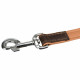 Adjustable dog leash Trixie Brown Light brown S/M 2 m