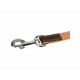 Adjustable dog leash Trixie Brown Light brown S/M 2 m