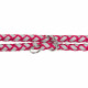 Ramal ajustable para perro Trixie Fucsia S/M