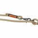 Ramal ajustable para perro Trixie Be Nordic Negro Arena S/M