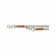 Adjustable dog leash Trixie Be Nordic Light grey XS/S