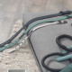 Dog collar Trixie CityStyle Green M 35-42 cm