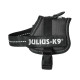 Dog Harness Julius K9 Power Black 1 Baby 1 (XS)