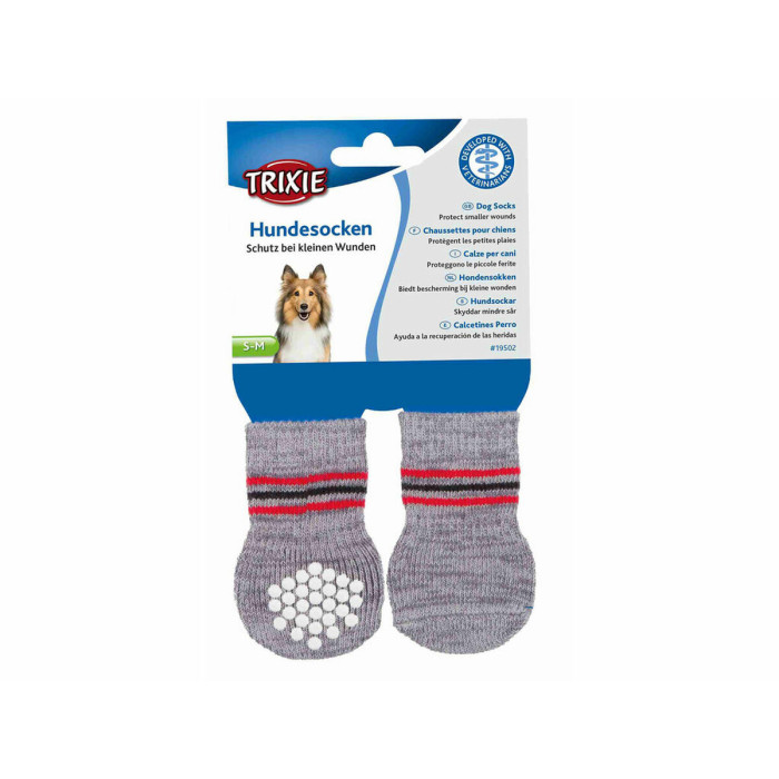 Socks Trixie Grey L Dog Socks Trixie Grey L Dog