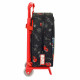 Mochila Escolar con Ruedas Safta Spiderman Hero Negro 22 x 27 x 10 cm
