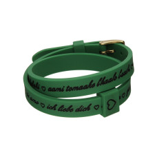 Pulsera Mujer il mezzometro I Love You Gold (Talla única)