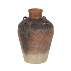 Vase Grey Iron Plastic