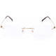 Men' Spectacle frame Charmant Jewelry Black