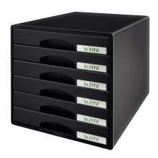 Cajón Archivador Leitz Buc de cajones Plus Negro