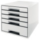 Cajón Archivador Leitz WOW CUBE Negro
