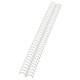 Canutillo para encuadernar GBC ClickBind Blanco Transparente 12 mm (50 Unidades)