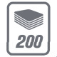 Binding tape GBC VeloBind Black 45 mm (25 Units)
