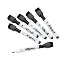Rotulador para Pizarra Nobo Negro 6 Unidades (6 Unidades)