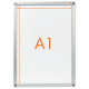 Bulletin board Nobo Aluminium polypropylene