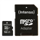 Tarjeta de Memoria Micro SD con Adaptador INTENSO 34234 UHS-I Premium Negro
