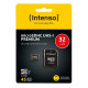 Tarjeta de Memoria Micro SD con Adaptador INTENSO 34234 UHS-I Premium Negro