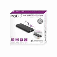 External Box Ewent EW7023 SSD M2 USB 3.1 Aluminium