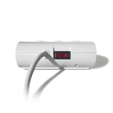 Regleta Enchufes 5 Tomas con Interruptor Ewent EW3932 1,5 m 2 x USB 2,1 A 2500W Blanco