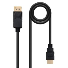 Adaptador DisplayPort a HDMI NANOCABLE 10.15.430 Negro