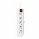 Power Socket - 5 sockets with Switch Ewent EW3916 Schuko (1,5 m)