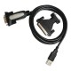 USB to RS232 Adapter NANOCABLE 10.03.2002 1,8 m Black