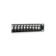 24-port UTP Category 6 Patch Panel 2LAN ARAP19C24VAC 19