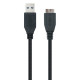 USB 3.0 A to Micro USB B Cable NANOCABLE 10.01.110-BK