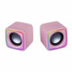 Altavoces PC Mars Gaming MSCUBEP 8W Rosa 4 W