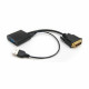 Adaptador DVI a VGA NANOCABLE 10.16.2008-BK Negro