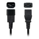 Cable de Alimentación NANOCABLE 10.22.0203 (3 m) Negro