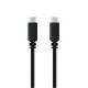 USB-C Cable NANOCABLE 10.01.2301-L150 Black 1,5 m