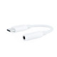 Adaptador USB C a Jack 3.5 mm NANOCABLE 10.24.1205-W Blanco