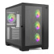 Caja Semitorre ATX Nox-Xtreme NXHUMMERASTRABK Negro Ventilador x 4