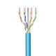 UTP Category 6 Rigid Network Cable Ewent IM1222 Blue 50 m