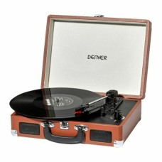 Tocadiscos Denver Electronics VPL-120BROWN USB Marrón