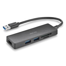 Hub USB NGS IHUBREADER Negro