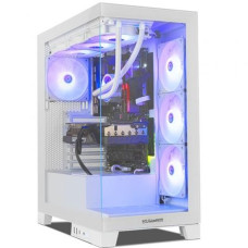 Caja Semitorre ATX Nox-Xtreme NXHUMMERGLOCKWH Blanco
