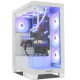 Caja Semitorre ATX Nox-Xtreme NXHUMMERGLOCKWH Blanco