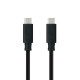 Cable USB C NANOCABLE 10.01.4101-L150 1,5 m Negro