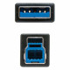 USB Cable NANOCABLE 10.01.0802-BK Black