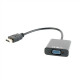 HDMI to VGA Adapter GEMBIRD A-HDMI-VGA-03 1080 px 60 Hz Black