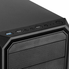 Caja Minitorre Micro ATX con Lector de Tarjetas Nox-Xtreme NXCBAYMX2 Negro