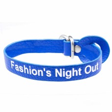 Ladies'Bracelet Folli Follie BA0L029WU Blue Leather (27 cm)