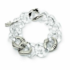 Ladies'Bracelet Folli Follie 4B1F004C Transparent Polycarbonate (17 cm)