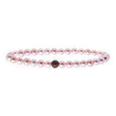 Ladies'Bracelet Lancaster JLA-BR-SB-5-PU Purple Pink Zircons Sterling silver 16 mm
