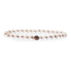 Ladies'Bracelet Lancaster JLA-BR-SB-5-WH Purple White Zircons Sterling silver 16 mm